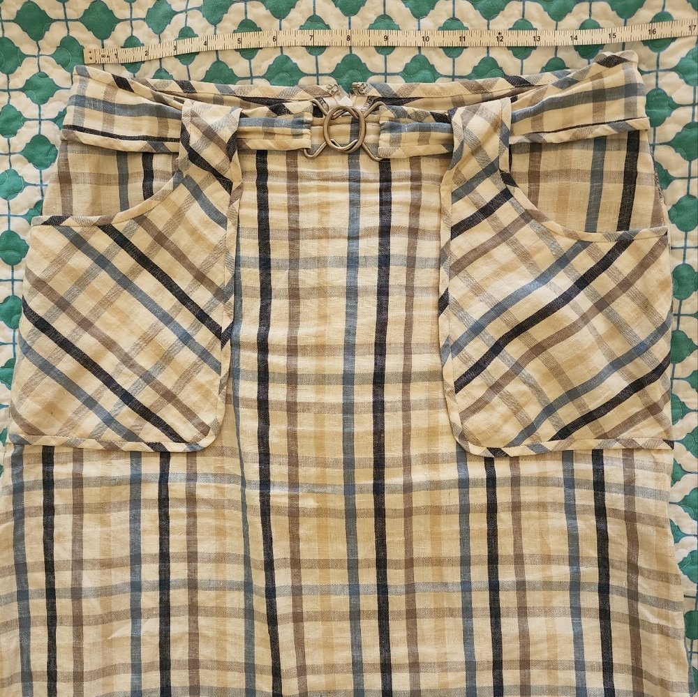 EUC / DKNY A Line Plaid Skirt / Size 8